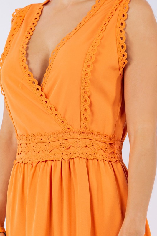 MAXI VESTIDO NARANJA