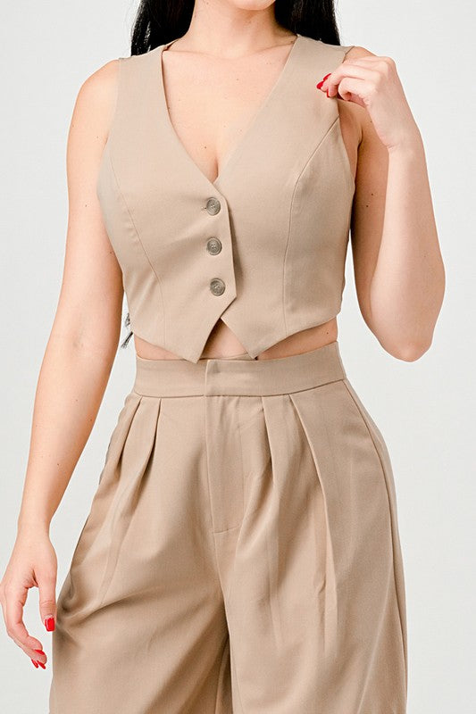 SET Cargo pant y chaleco