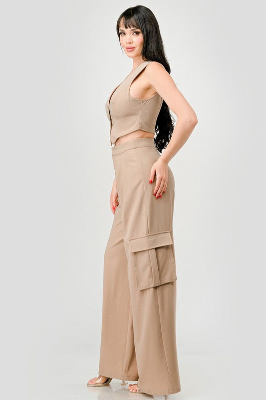 SET Cargo pant y chaleco