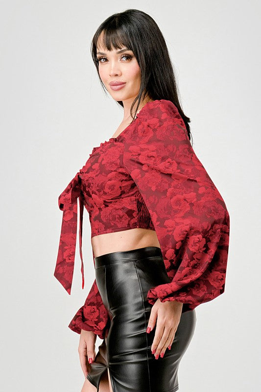 Crop Top rojo