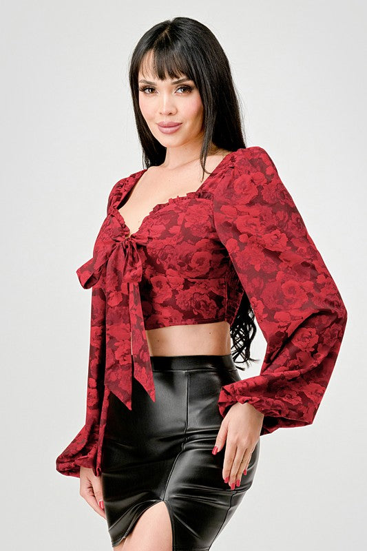Crop Top rojo