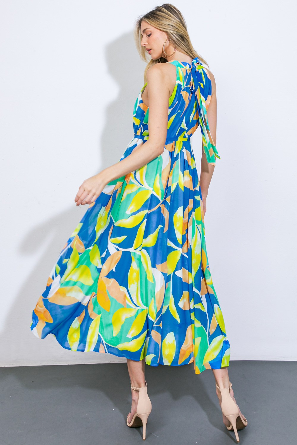 Vestido floral multicolor