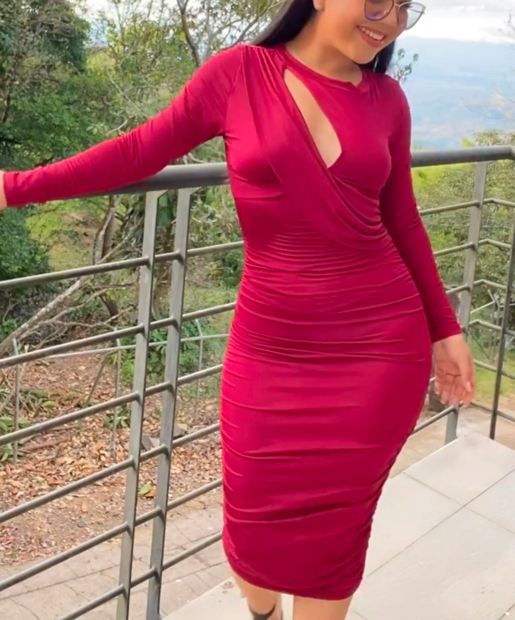 Vestido midi talla L