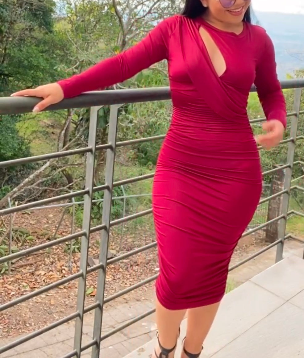 Vestido midi talla L