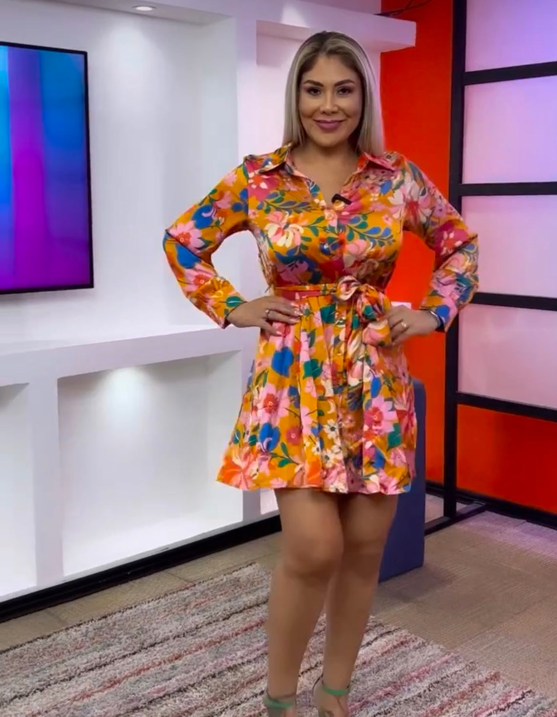 Vestido de Flores talla L