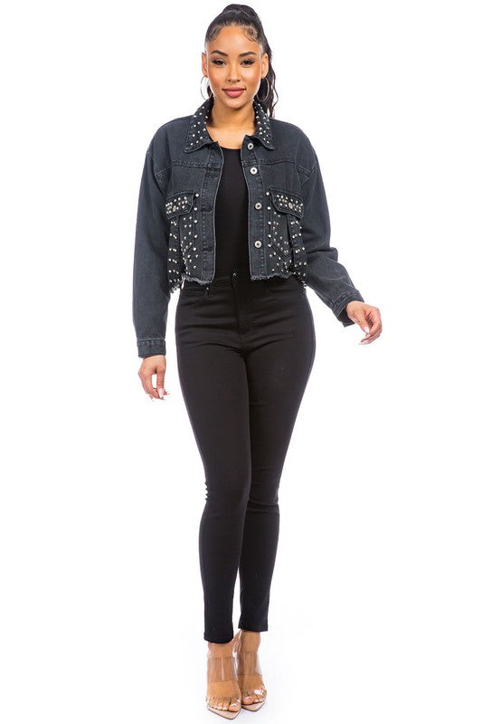 CHAQUETA DE MEZCLILLA