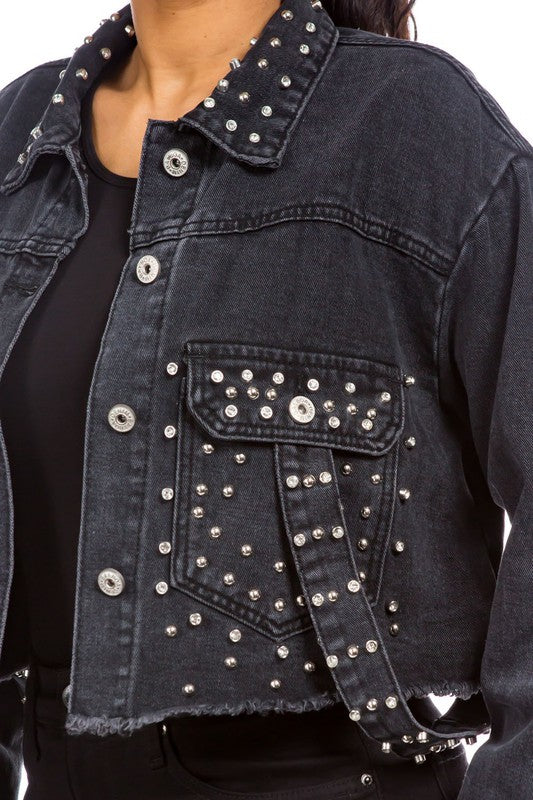 CHAQUETA DE MEZCLILLA