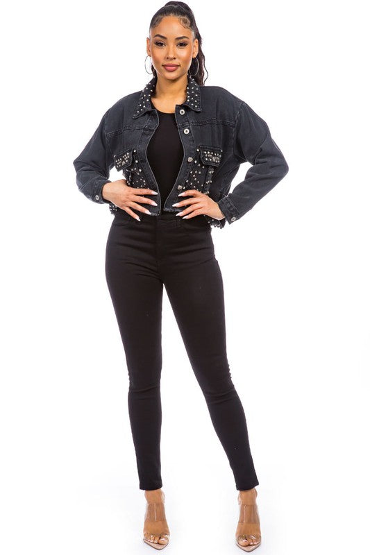 CHAQUETA DE MEZCLILLA
