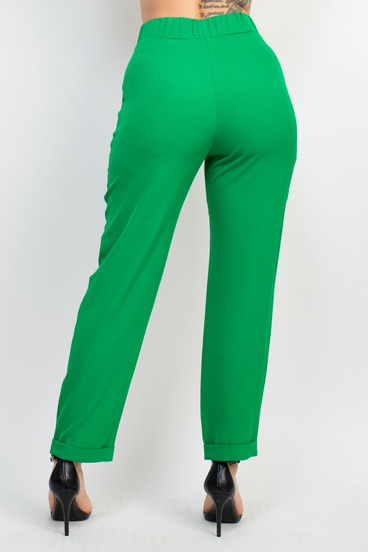 Pantalón de vestir verde