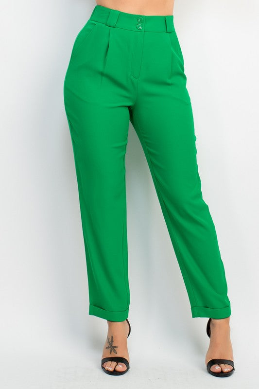 Pantalón de vestir verde