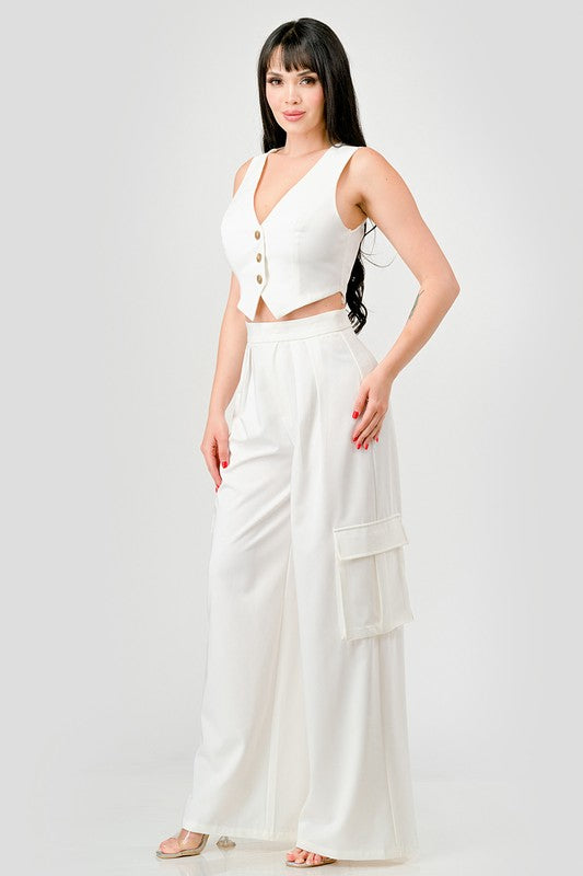 SET Cargo pant y chaleco
