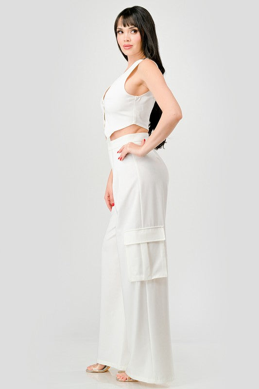 SET Cargo pant y chaleco