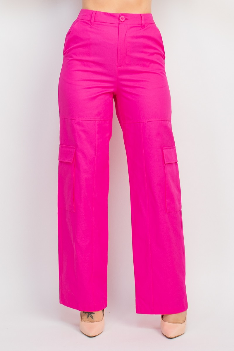 CARGO PANT FUCSIA