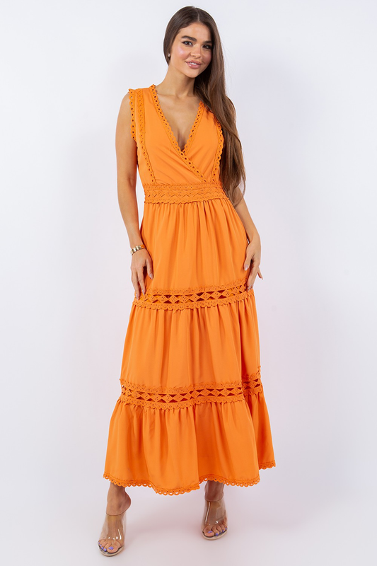 MAXI VESTIDO NARANJA